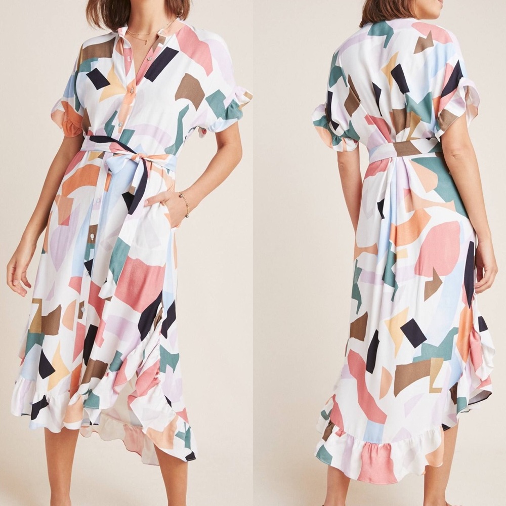 Anthropologie Corey Lynn Calter Soho Shirtdress L